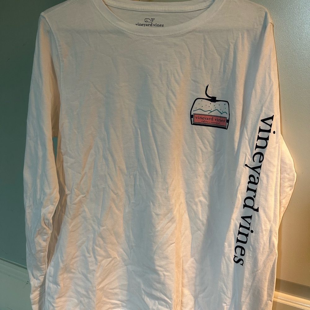 Vineyard Vines White Long Sleeve Shirt